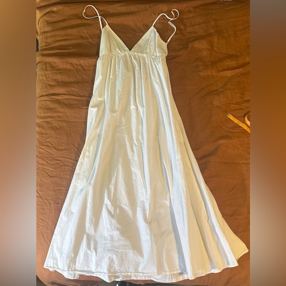 NWOT Zara White Open-back Dress